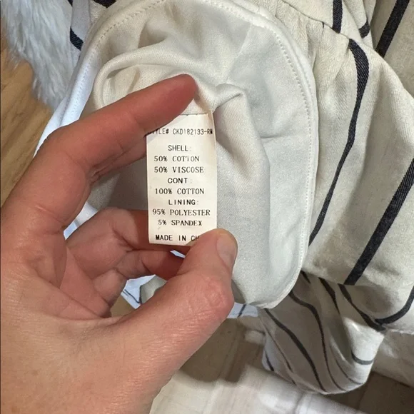 Mello Day Embroidered Striped Maxi Dress – Like New - Picture 7 of 7